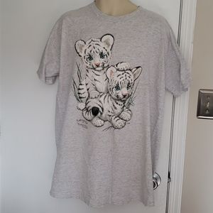 Vintage White Tiger Cubs Size OS